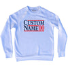 Election Custom Election Two Names And Year Adult Tri-Blend Sweatshirt by Tribe Lacrosse