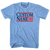 Election Custom Election Two Names And Year Adult Tri-Blend T-shirt by Tribe Lacrosse