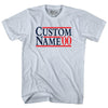 Election Custom Election Two Names And Year Adult Tri-Blend T-shirt by Tribe Lacrosse