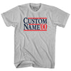 Election Custom Election Two Names And Year Adult Cotton T-shirt by Tribe Lacrosse
