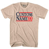 Election Custom Election Two Names And Year Adult Cotton T-shirt by Tribe Lacrosse