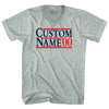 Election Custom Election Two Names And Year Adult Tri-Blend V-neck T-shirt by Tribe Lacrosse
