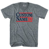 Election Custom Election Two Names And Year Adult Tri-Blend V-neck T-shirt by Tribe Lacrosse
