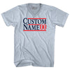 Election Custom Election Two Names And Year Adult Tri-Blend V-neck T-shirt by Tribe Lacrosse