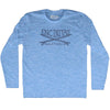 Encinitas Surf Adult Tri-Blend Long Sleeve T-shirt by Tribe Lacrosse