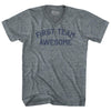 First Team Awesome Tri-Blend V-neck Womens Junior Cut T-shirt by Tribe Lacrosse