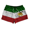 Free Iran Country Flag 2.5" Swim Shorts Made in USA by Tribe Lacrosse