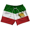 Free Iran Country Flag 5" Swim Shorts Made in USA by Tribe Lacrosse