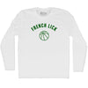 French Lick Basketball Adult Cotton Long Sleeve T-shirt by Tribe Lacrosse