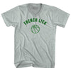 French Lick Basketball Adult Tri-Blend V-neck T-shirt Tribe Lacrosse