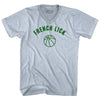 French Lick Basketball Adult Tri-Blend V-neck T-shirt Tribe Lacrosse