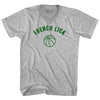 French Lick Basketball Adult Cotton V-neck T-shirt Tribe Lacrosse