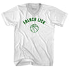 French Lick Basketball Adult Tri-Blend V-neck T-shirt Tribe Lacrosse