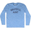 Grateful Aunt Adult Tri-Blend Long Sleeve T-shirt by Tribe Lacrosse
