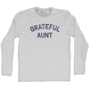 Grateful Aunt Adult Cotton Long Sleeve T-shirt by Tribe Lacrosse