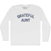 Grateful Aunt Adult Cotton Long Sleeve T-shirt by Tribe Lacrosse