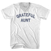 Grateful Aunt Adult Tri-Blend V-neck T-shirt by Tribe Lacrosse