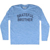 Grateful Brother Adult Tri-Blend Long Sleeve T-shirt by Tribe Lacrosse