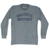 Grateful Brother Adult Tri-Blend Long Sleeve T-shirt by Tribe Lacrosse