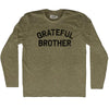 Grateful Brother Adult Tri-Blend Long Sleeve T-shirt by Tribe Lacrosse