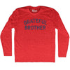 Grateful Brother Adult Tri-Blend Long Sleeve T-shirt by Tribe Lacrosse