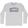 Grateful Brother Adult Cotton Long Sleeve T-shirt by Tribe Lacrosse