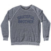 Grateful Brother Adult Tri-Blend Sweatshirt by Tribe Lacrosse