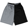 Grey Dark And Black Quad Color Lacrosse Shorts Made In USA by Tribe Lacrosse