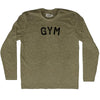 Gym Adult Tri-Blend Long Sleeve T-shirt by Tribe Lacrosse