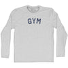 Gym Adult Cotton Long Sleeve T-shirt by Tribe Lacrosse