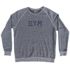 Gym Adult Tri-Blend Sweatshirt by Tribe Lacrosse