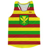 Hawaii Kanaka Maoli Flag Running Track Tops Made In USA by Tribe Lacrosse