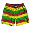 Hawaii Kanaka Maoli Flag Swim Shorts 7" Made in USA by Tribe Lacrosse