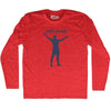Hey Jude Soccer Celebration Adult Tri-Blend Long Sleeve T-shirt by Tribe Lacrosse