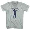 Hey Jude Soccer Celebration Adult Tri-Blend V-neck T-shirt by Tribe Lacrosse