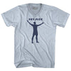 Hey Jude Soccer Celebration Adult Tri-Blend V-neck T-shirt by Tribe Lacrosse