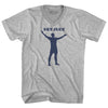 Hey Jude Soccer Celebration Adult Cotton V-neck T-shirt by Tribe Lacrosse