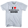 I Love Basketball Moms Adult Tri-Blend T-shirt by Tribe Lacrosse