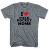 I Love Field Hockey Moms Womens Tri-Blend Junior Cut T-Shirt by Tribe Lacrosse