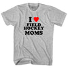 I Love Field Hockey Moms Youth Cotton T-shirt by Tribe Lacrosse