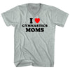 I Love Gymnastics Moms Adult Tri-Blend V-neck T-shirt by Tribe Lacrosse