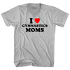 I Love Gymnastics Moms Adult Tri-Blend V-neck T-shirt by Tribe Lacrosse