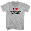 I Love Pickleball Moms Adult Cotton V-neck T-shirt by Tribe Lacrosse