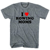 I Love Rowing Moms Womens Tri-Blend Junior Cut T-Shirt by Tribe Lacrosse