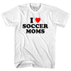 I Love Soccer Moms Adult Cotton T-shirt by Tribe Lacrosse