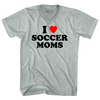I Love Soccer Moms Adult Tri-Blend V-neck T-shirt by Tribe Lacrosse