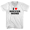 I Love Soccer Moms Adult Tri-Blend V-neck T-shirt by Tribe Lacrosse