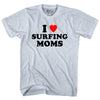 I Love Surfing Moms Adult Tri-Blend T-shirt by Tribe Lacrosse