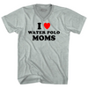 I Love Water Polo Moms Adult Tri-Blend V-neck T-shirt by Tribe Lacrosse