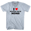 I Love Water Polo Moms Adult Tri-Blend V-neck T-shirt by Tribe Lacrosse